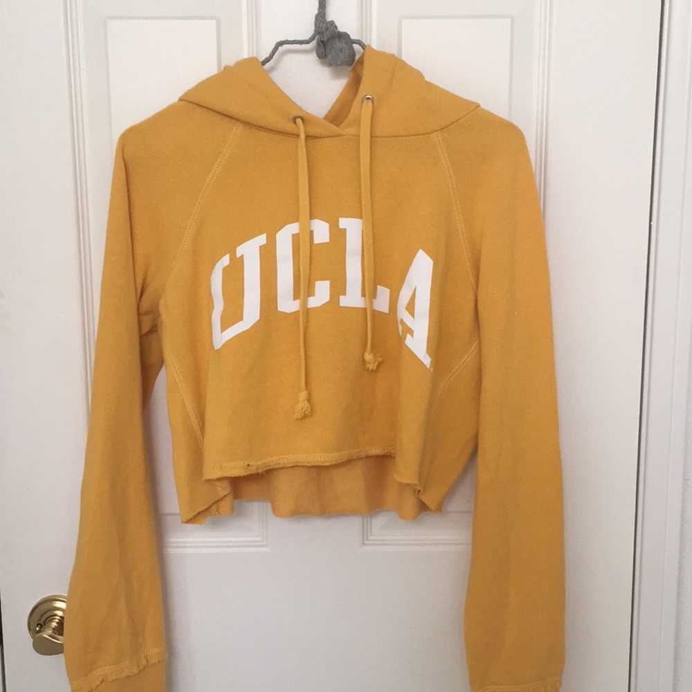 Vintage UCLA Cropped Hoodie